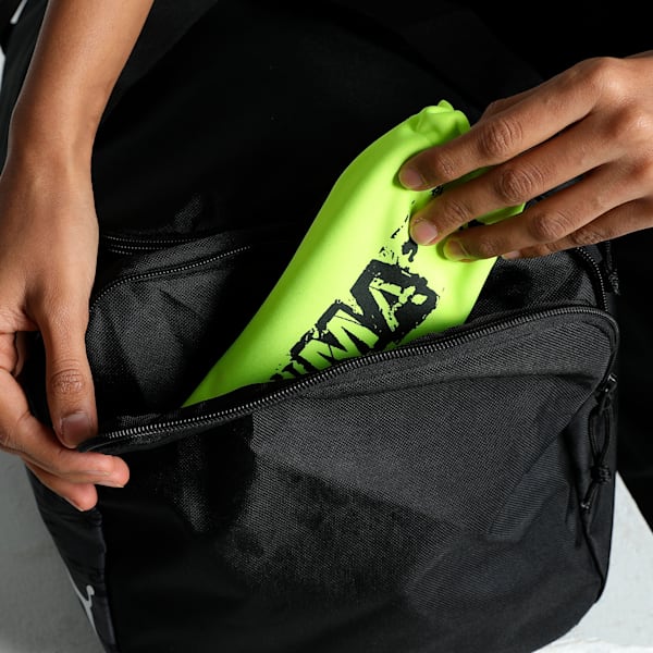 individualRISE Unisex Small Football Bag, PUMA Black-Asphalt, extralarge-IND