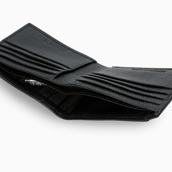 Leather 2 in 1 Wallet, PUMA Black, extralarge-IND