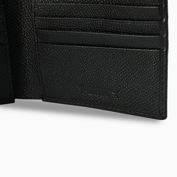 Leather 2 in 1 Wallet, PUMA Black, extralarge-IND