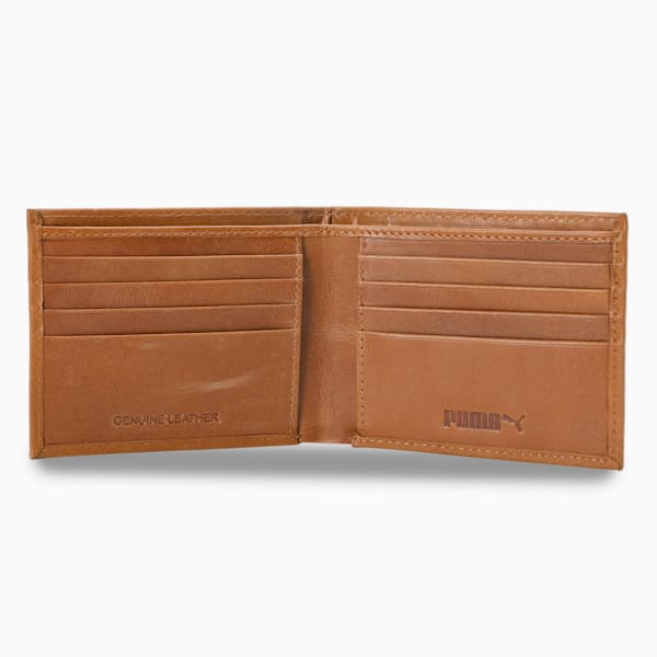 Logo Leather Wallet, Desert Tan, extralarge-IND