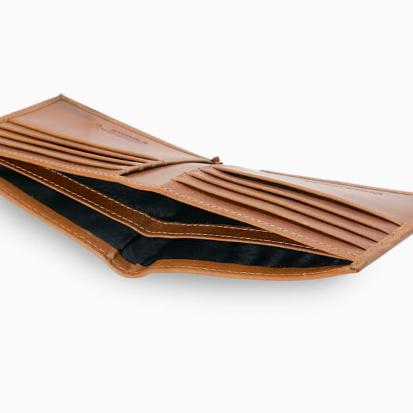 Logo Leather Wallet, Desert Tan, extralarge-IND