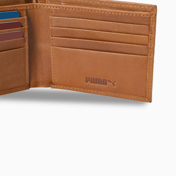 Logo Leather Wallet, Desert Tan, extralarge-IND