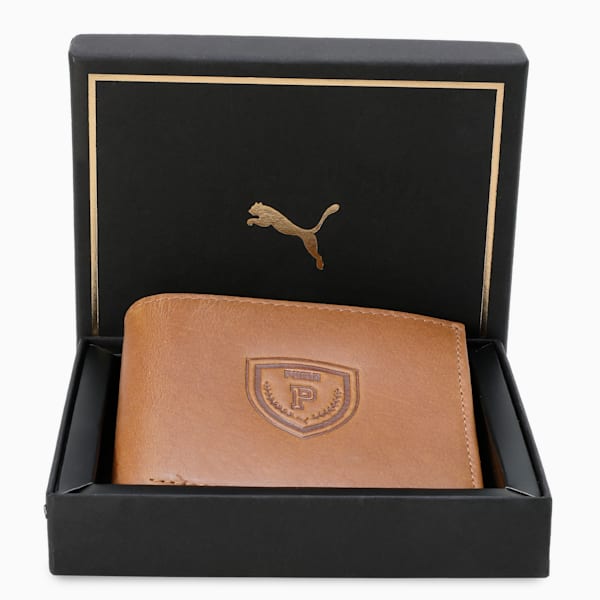 Logo Leather Wallet, Desert Tan, extralarge-IND