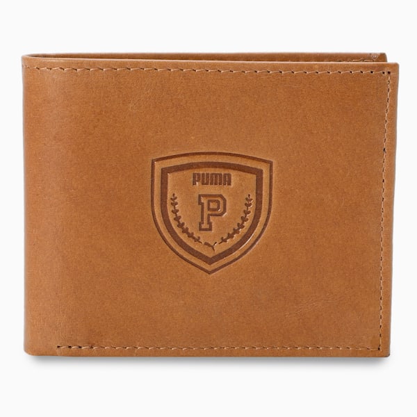 Logo Leather Wallet, Desert Tan, extralarge-IND
