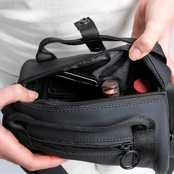 PU Zen Mini Barrel Sling Bag, PUMA Black, extralarge-IND