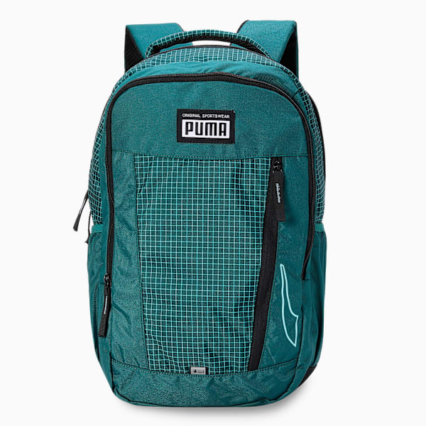 Printed Backpack, PUMA Olive-PUMA Black, extralarge-IND