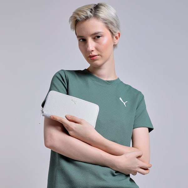 Women's Clutch, PUMA White-AOP, extralarge-IND