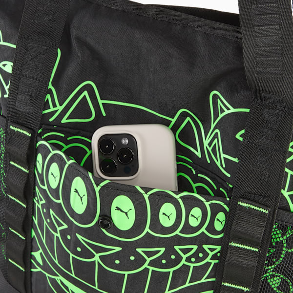 PUMA x RIPNDIP 20L Tote Bag, PUMA Black, extralarge