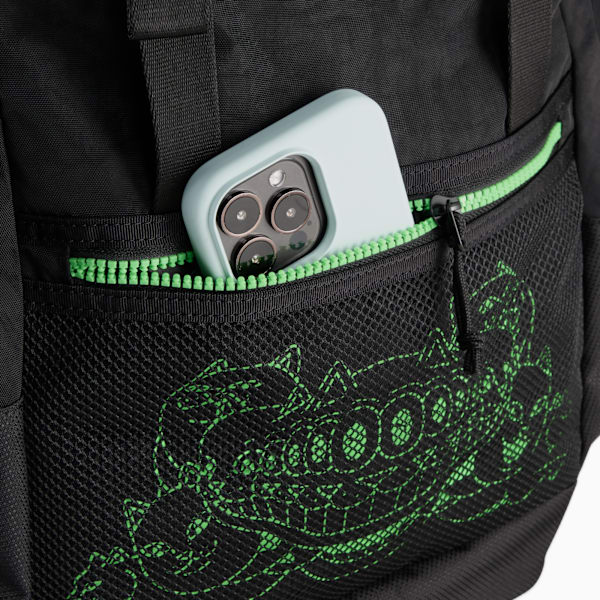 PUMA x RIPNDIP Men's Graphic Hooded Backpack, PUMA Black, extralarge-IND
