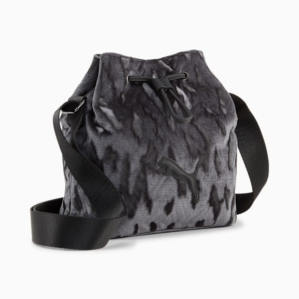 PLUSH Bucket Bag, PUMA Black, extralarge