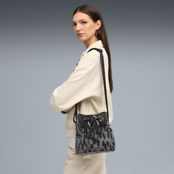 PLUSH Bucket Bag, PUMA Black, extralarge