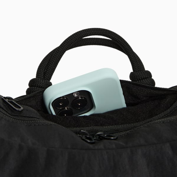 PUMA.BL Large 16.5L Hobo Crossbody Bag, PUMA Black, extralarge