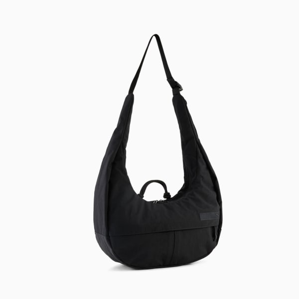 PUMA.BL Large 16.5L Hobo Crossbody Bag, PUMA Black, extralarge