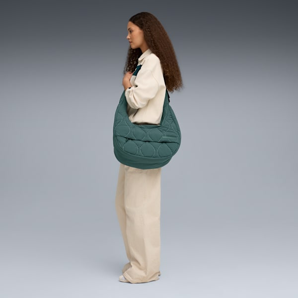 Bolso bandolera hobo juvenil PUMA.BL SEA L, Green Terrain, extralarge