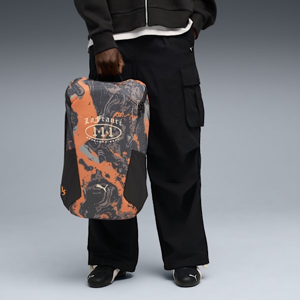 Mochila LAFRANCÉ Sleek 30 L, Flat Dark Gray-Galactic Gray-Orange Glo-AOP, extralarge
