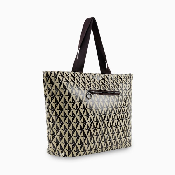 CA PRO Women’s Stylish Everyday Tote Bag, Chocolate-Toasted Almond-AOP, extralarge-IND