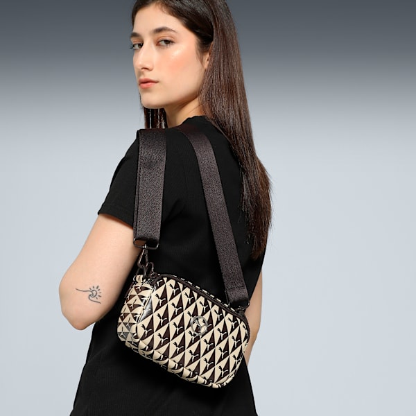 CA PRO Women's Crossbody Sling Bag, Chocolate-Toasted Almond-AOP, extralarge-IND