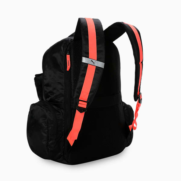 RS Convertible Backpack, PUMA Black-Glowing Red, extralarge-IND