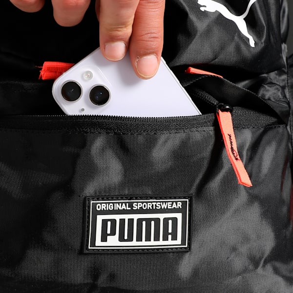 RS Convertible Backpack, PUMA Black-Glowing Red, extralarge-IND