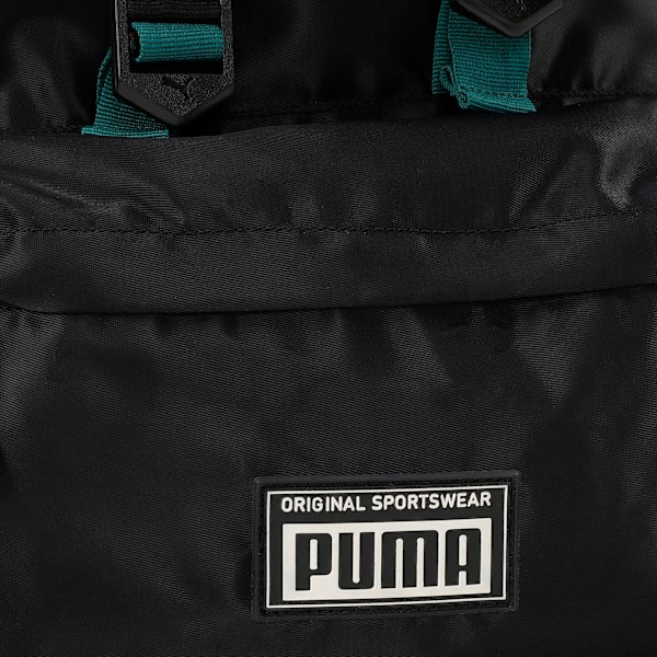RS Convertible Backpack, PUMA Black-Wild Green, extralarge-IND