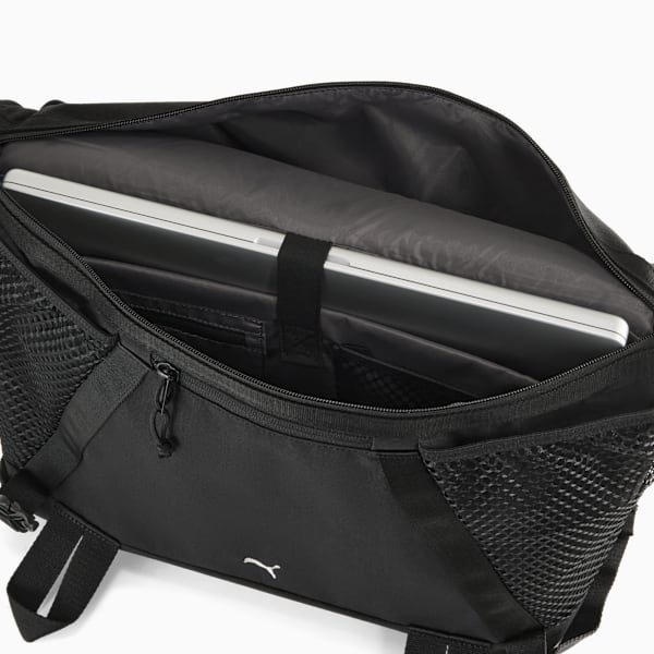 MMQ Multi-Pocket Messenger Sling Bag, PUMA Black, extralarge-IND