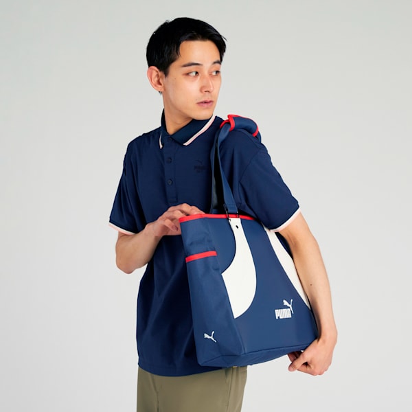 ユニセックス ゴルフ FOG クラシック トートバッグ, Deep Navy-White Glow-Strong Red, extralarge-JPN