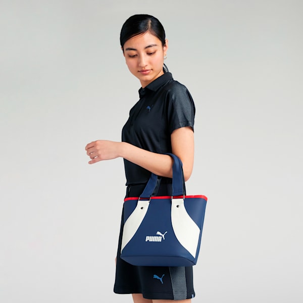 ユニセックス ゴルフ FOG クラシック ラウンド トートバッグ, Deep Navy-White Glow-Strong Red, extralarge-JPN