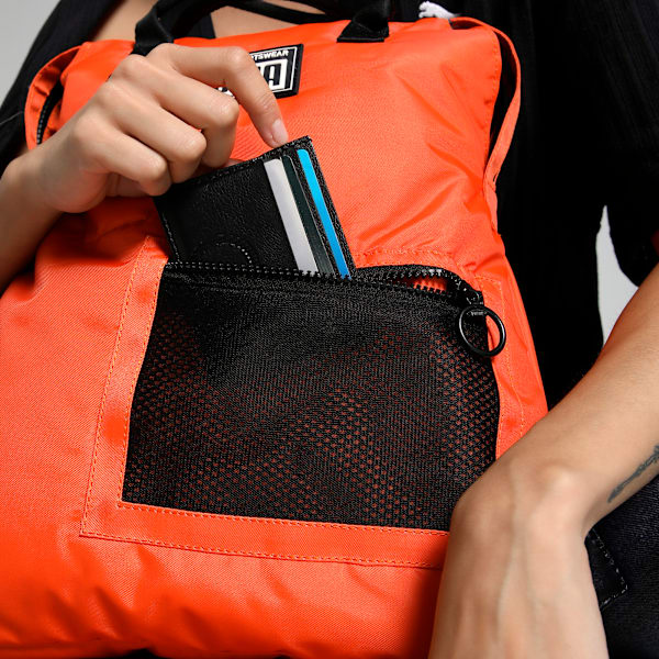PUMA X COLOR SPLASH Women's Everyday Tote Bag, Ultra Orange, extralarge-IND