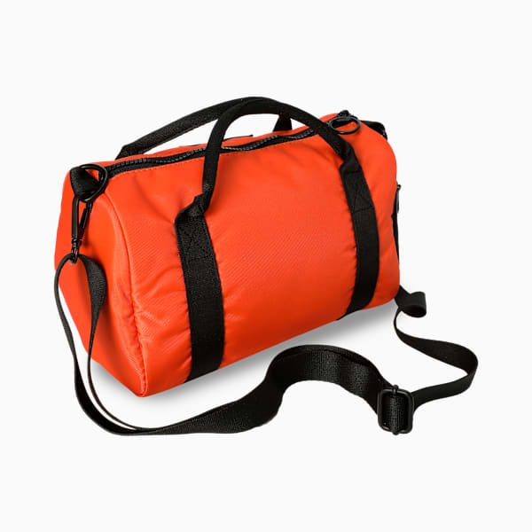 PUMA X COLOR SPLASH Women's Lightweight Sporty Barrel Bag, Ultra Orange, extralarge-IND