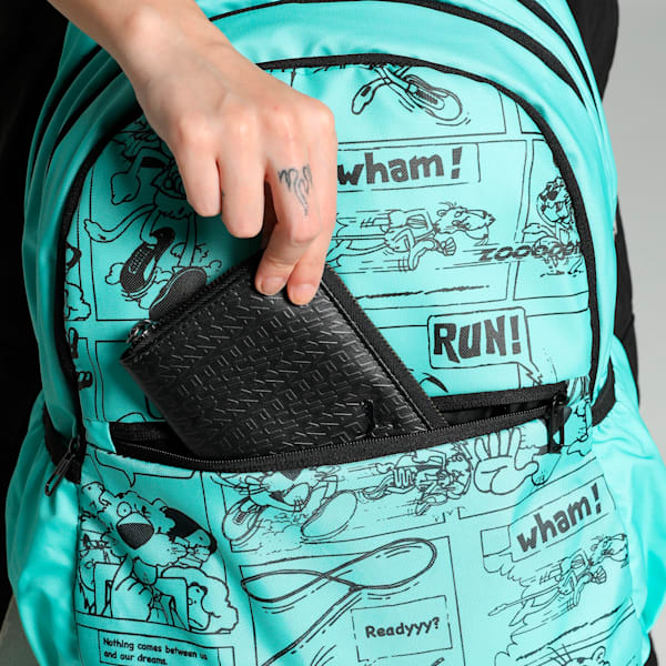 SUPER KIDS Backpack, Aquatic-AOP, extralarge-IND