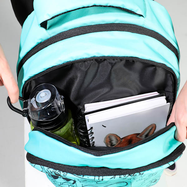SUPER KIDS Backpack, Aquatic-AOP, extralarge-IND