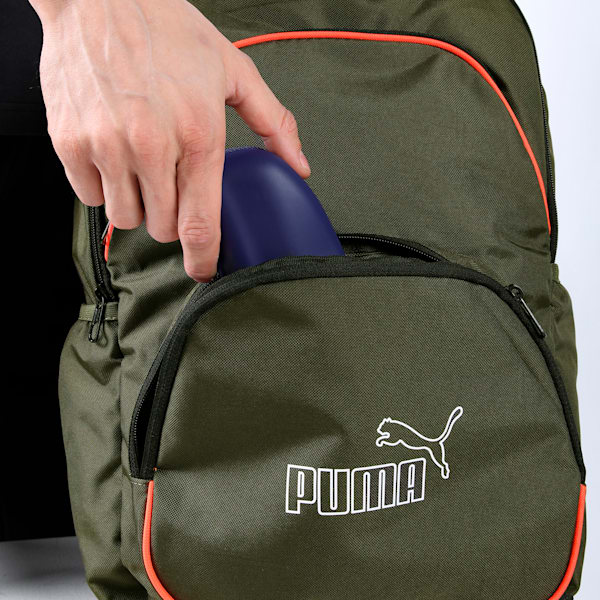PUMA HAVERSACK Unisex Backpack, Dark Olive, extralarge-IND