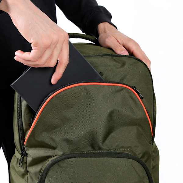 PUMA HAVERSACK Unisex Backpack, Dark Olive, extralarge-IND