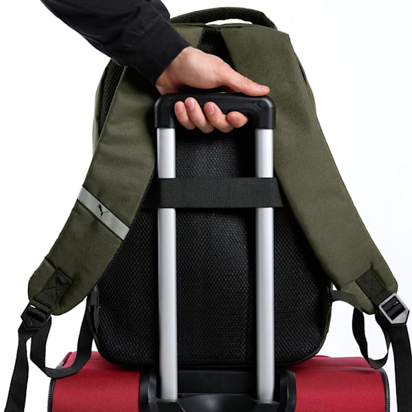 PUMA HAVERSACK Unisex Backpack, Dark Olive, extralarge-IND