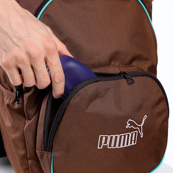 PUMA HAVERSACK Unisex Backpack, Chocolate, extralarge-IND