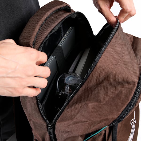 PUMA HAVERSACK Unisex Backpack, Chocolate, extralarge-IND