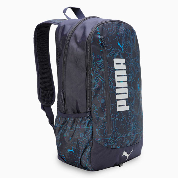 PUMA HQ Unisex Backpack, PUMA Navy, extralarge-IND