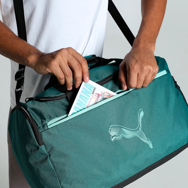 PUMA HYDRA Unisex Duffle Bag, Deep Teal, extralarge-IND