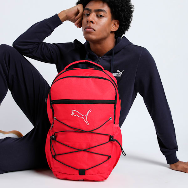 PUMA STRING Unisex Backpack, PUMA Red, extralarge-IND