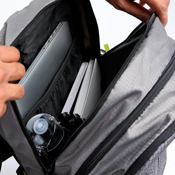 PUMA DENVER Unisex Backpack, Charcoal Gray, extralarge-IND
