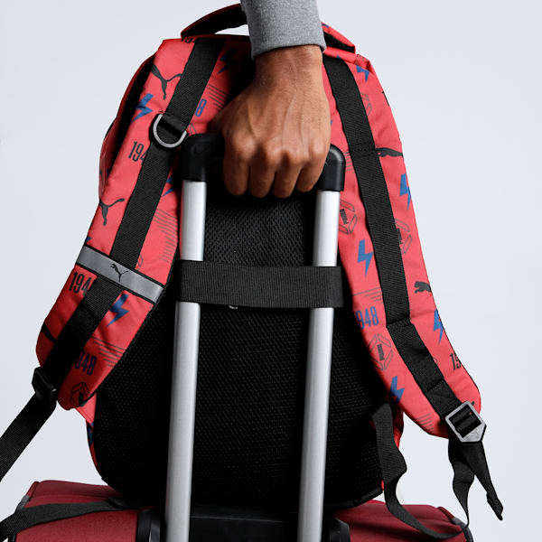PUMA TOKYO Unisex Backpack, PUMA Red-AOP, extralarge-IND