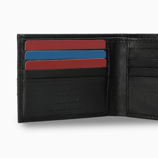 NOVO Leather Wallet, PUMA Black, extralarge-IND