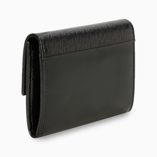 PUMA SIGNATURE Unisex Small Wallet, PUMA Black, extralarge-IND