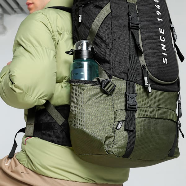 PUMA PEAKPACKER Trekking Rucksack 54.5L, PUMA Olive-PUMA Black, extralarge-IND