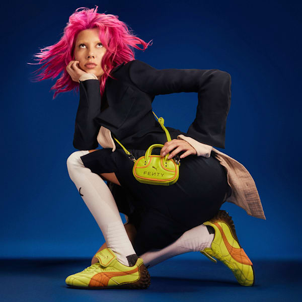 FENTY X PUMA Pocket Grip Bag, Lime Sheen-Pumpkin Pie, extralarge-IND