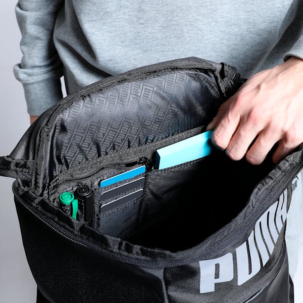 Solid Backpack, PUMA Black, extralarge-IND