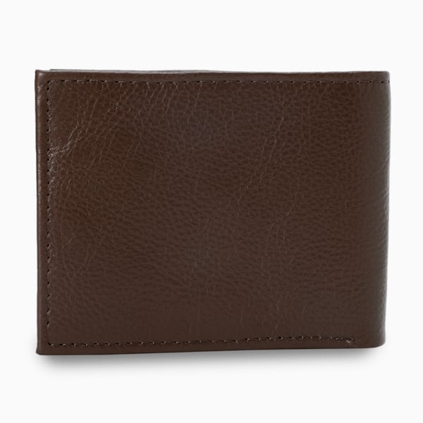 Cat Logo Leather Wallet, Chocolate, extralarge-IND