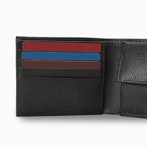 Cat Logo Leather Wallet, Chocolate, extralarge-IND