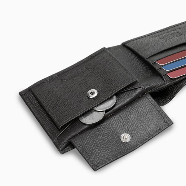 Cat Logo Leather Wallet, Chocolate, extralarge-IND