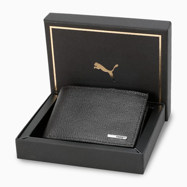 Cat Logo Leather Wallet, Chocolate, extralarge-IND